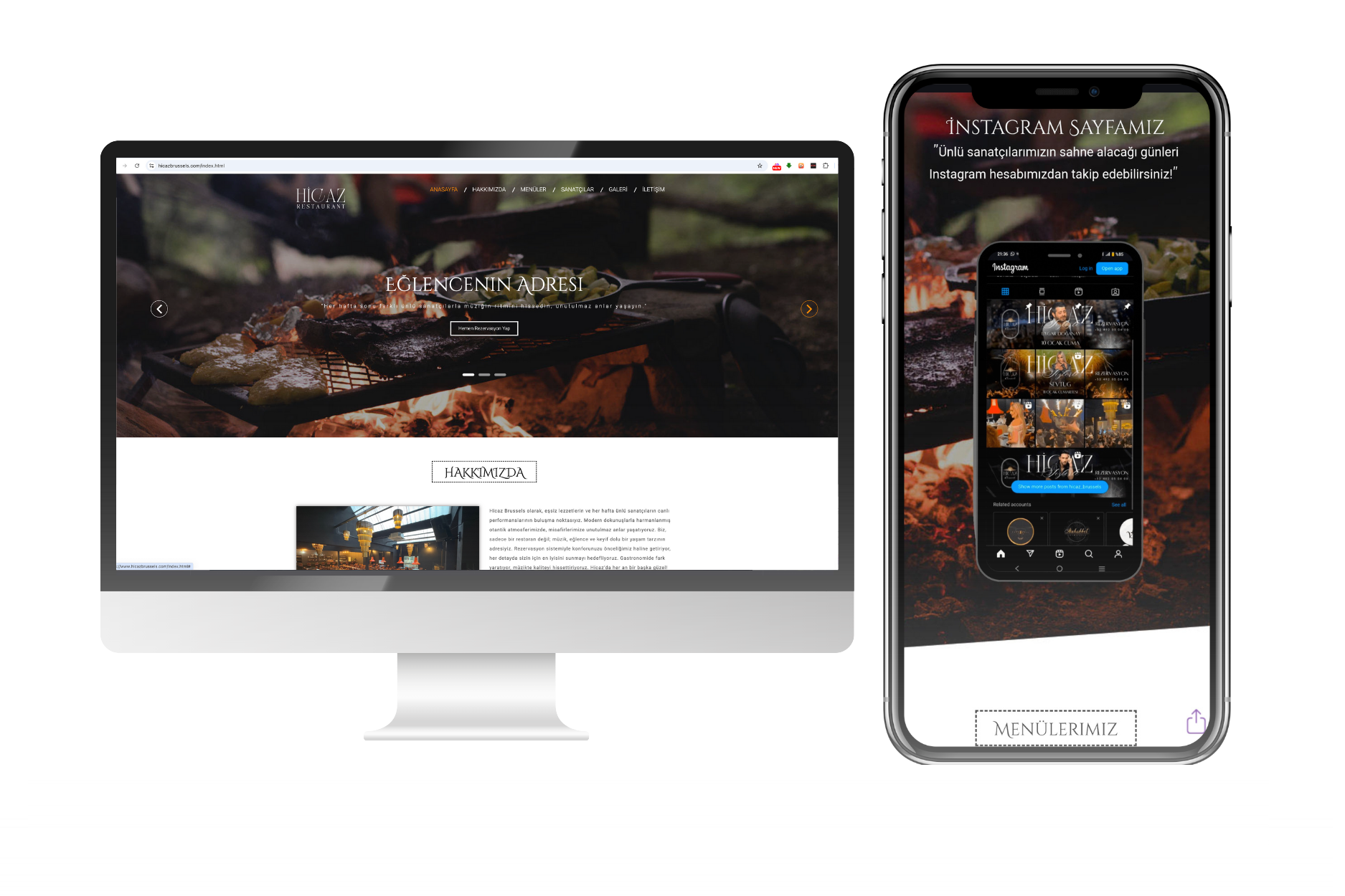 Hicaz Restaurant Sosyal Medya Yönetimi & Web 