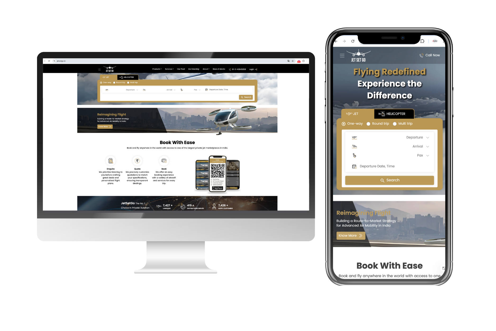 Havacılık Şirketi Özel Yazılım - Mobil app